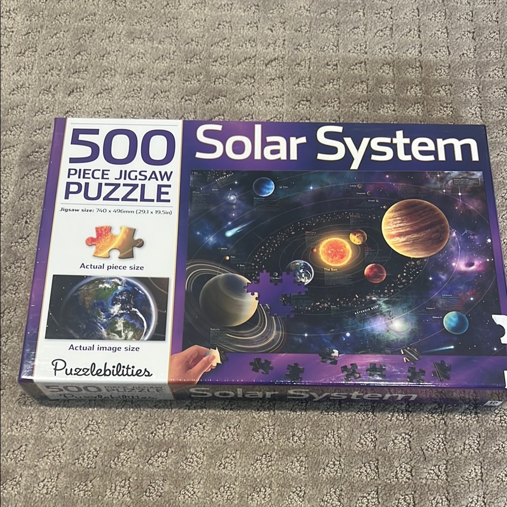 Solar System 500 Piece Jigsaw Puzzle